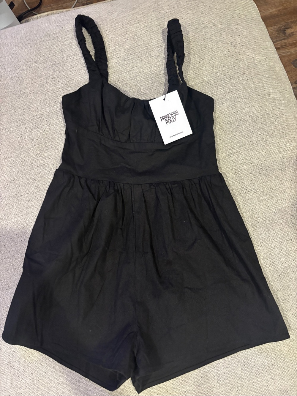 Princess Polly Black Romper NWT